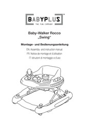 babyplus Rocco Swing Montage- Und Bedienungsanleitung