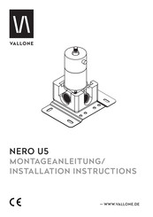 VALLONE NERO U5 1600-110-U5-C-MB Montageanleitung