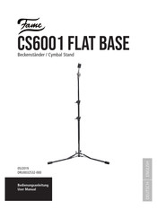 FAME CS6001 Flat Base Bedienungsanleitung