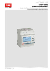 IME CONTO D4-Pt Installationsanweisungen