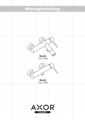 Hansgrohe Axor Starck 10411 Serie Montageanleitung