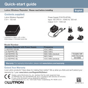 Lutron LQ-REPPRO-BL Schnellstartanleitung