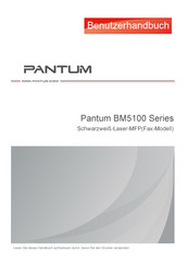 Pantum BM5100FDN Serie Benutzerhandbuch