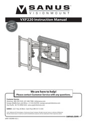 Sanus VisionMount VXF220 Montageanleitung