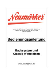 neumarker Backsystem II Bedienungsanleitung