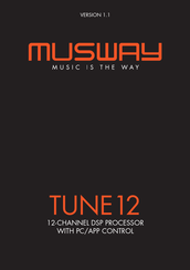 Musway TUNE12 Bedienungsanleitung