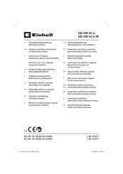EINHELL GE-CM 36 Li Originalbetriebsanleitung