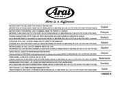 Arai CHASER-X Gebrauchsanleitung
