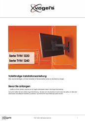 vogel's TVM 1240-Serie Installationsanleitung