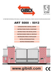 GiBiDi ART 5000 Installationsanleitung