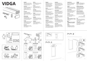 Ikea VIDGA AA-2234454-2 Bedienungsanleitung