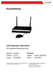 lunaIP L-IPR-5104-W Kurzanleitung