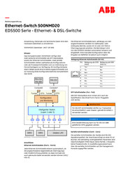 ABB EDS500-Serie Bedienungsanleitung