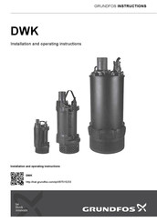 Grundfos DWK-Serie Montage- Und Betriebsanleitung