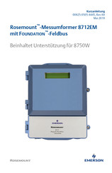 Emerson Rosemount 8712EM Kurzanleitung