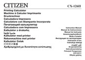 Citizen CX-126II Anweisungshandbuch