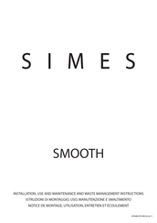 SIMES SMOOTH Installations-, Bedienungs- Und Wartungsanleitung