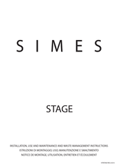 SIMES STAGE Installations-, Bedienungs- Und Wartungsanleitung