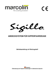 MARCOLIN Sigillo Betriebsanleitung