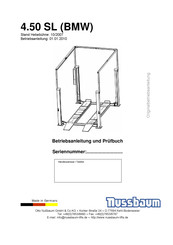 Nussbaum 4.50 SL E Betriebsanleitung Und Prüfbuch