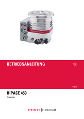 Pfeiffer Vacuum HIPACE 450 Betriebsanleitung