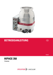 Pfeiffer Vacuum HIPACE 350 Betriebsanleitung