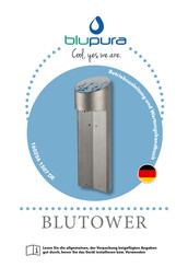 blupura BLUTOWER Betriebsanleitung Und Wartungshandbuch