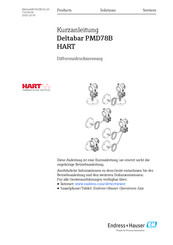 Endress+Hauser Deltabar PMD78B Kurzanleitung