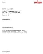 Fujitsu SE300B Betriebsanleitung