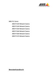 Axis Communications P1275 Benutzerhandbuch