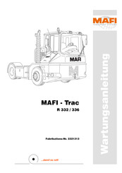 MAFI R 336 Wartungsanleitung