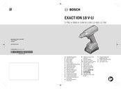 Bosch EXACT ION 18 V-LI 4-2000 Originalbetriebsanleitung