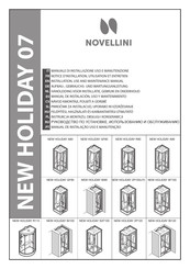 Novellini NEW HOLIDAY GF80 Aufbau-, Gebrauchs- Und Wartungsanleitung