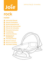 Joie rock Bedienungsanleitung