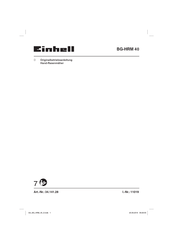 EINHELL BG-HRM 40 Originalbetriebsanleitung