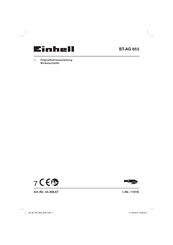 EINHELL 44.306.67 Originalbetriebsanleitung
