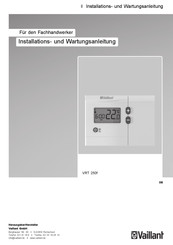 Vaillant VRT 250f Installations- Und Wartungsanleitung