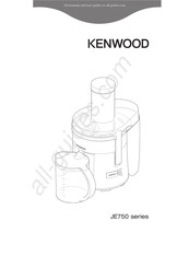 Kenwood JE750 Serie Bedienungsanleitung