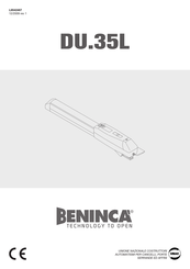 Beninca DU.35L Handbuch