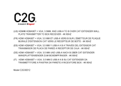 LEGRAND C2G 30012 Betriebsanleitung