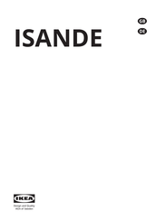 IKEA ISANDE AA-2242215-2 Bedienungsanleitung