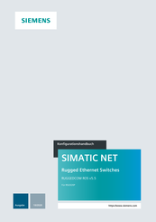 Siemens SIMATIC NET RUGGEDCOM RSG920P Konfigurationshandbuch