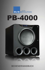 SVS Sound Revolution PB-4000 Bedienungsanleitung