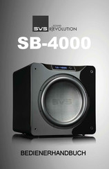 SVS Sound Revolution SB-4000 Bedienerhandbuch
