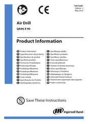Ingersoll-Rand QA series Technische Produktdaten