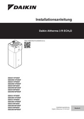 Daikin Altherma 3 R ECH2O EBSHB11P50DF Installationsanleitung