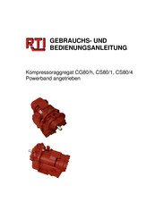 RTI CS80/4 Gebrauchs- Und Bedienungsanleitung