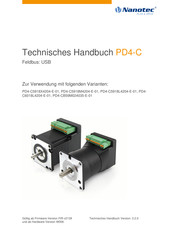 Nanotec PD4-C5918X4204-E-01 Technisches Handbuch