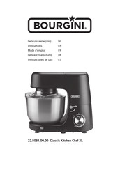 Bourgini Classic Kitchen Chef XL Gebrauchsanleitung