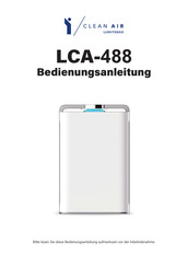 Clean Air LUMITENSO LCA-488 Bedienungsanleitung